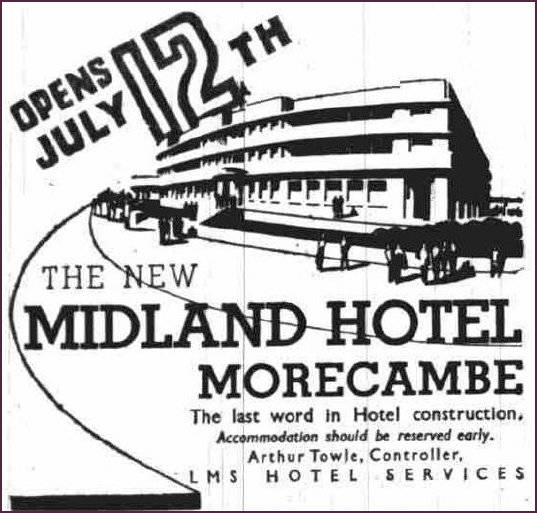 Advert for The Midland, 1933