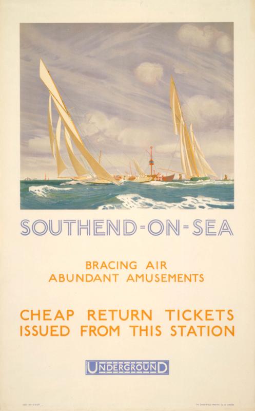 Southend-on-Sea, Charles Pears, 1927
© TfL from the London Transport Museum collection
http://www.ltmuseum.co.uk/