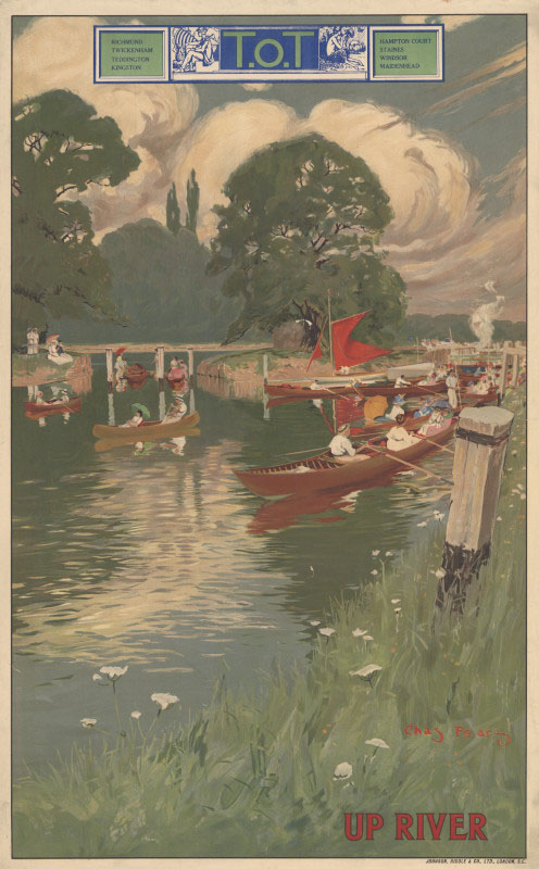 Up river, Charles Pears, 1914
© TfL from the London Transport Museum collection
http://www.ltmuseum.co.uk/