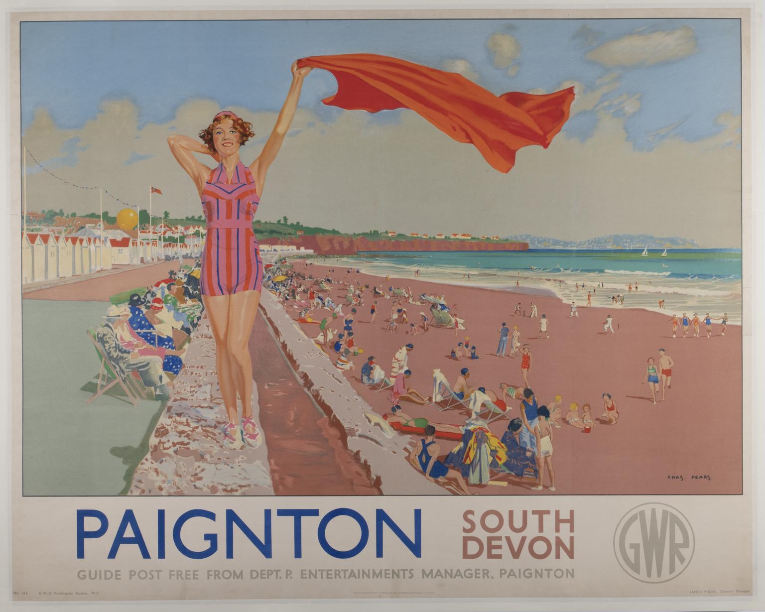 GWR Poster 'Paignton, South Devon' by Charles Pears 1938
Science Museum Group
© The Board of Trustees of the Science Museum